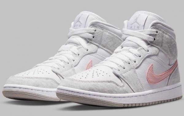 Grey Canvas Appear on This Upcoming Air Jordan 1 Mid SE